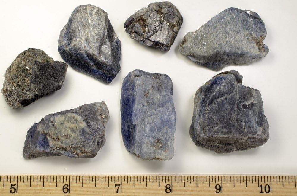 Fantasia Blue Sapphire Rough Stones 18 Lb