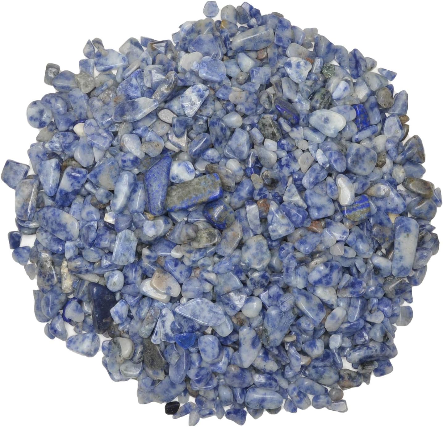 Hypnotic Gems 5 Lbs Polished Blue Jasper Rock Chips