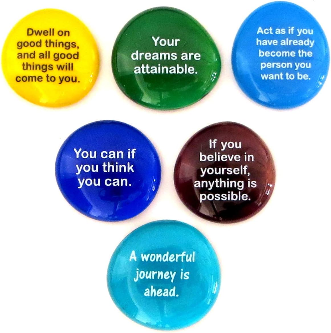 Lifeforce Glass Inspirational Stones