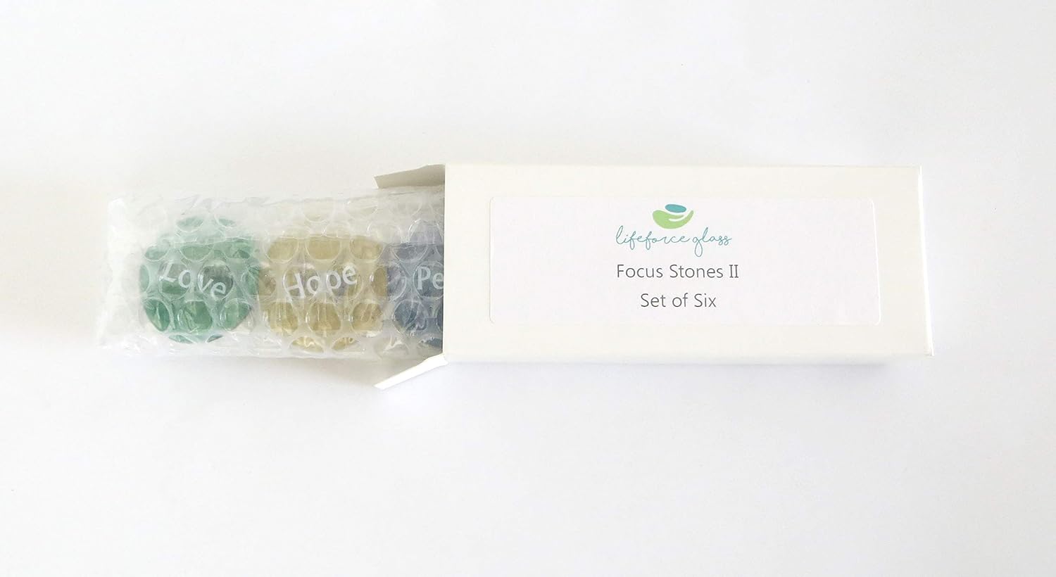 Lifeforse Glass Focus Stones Set II