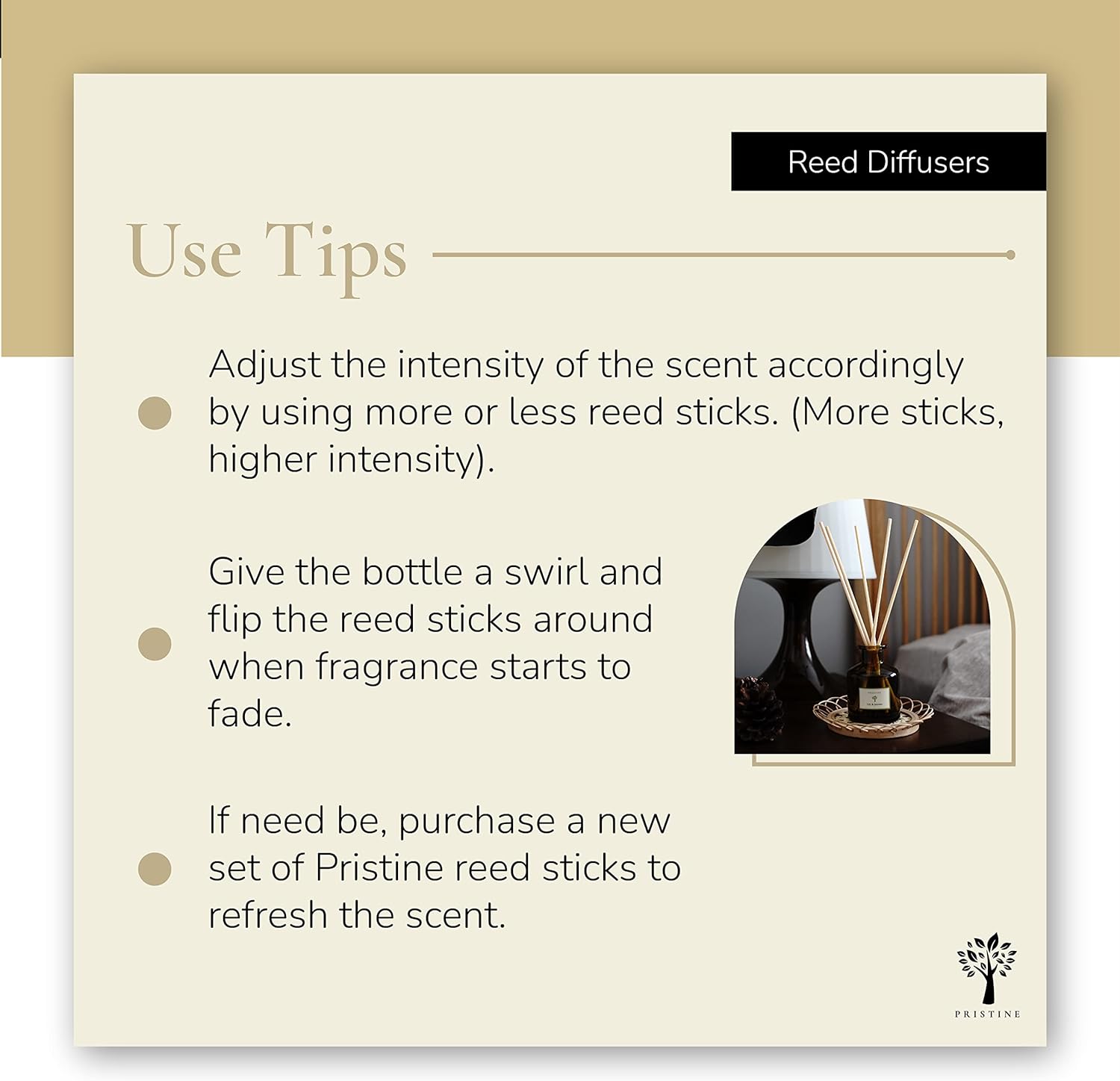 Pristine Hotel Style Reed Diffuser Refill Oil