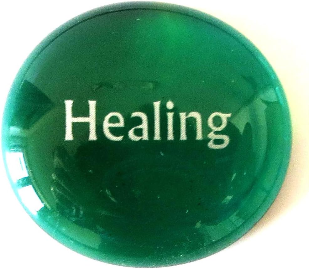 Lifeforce Glass Imprinted Stones Set of 100
