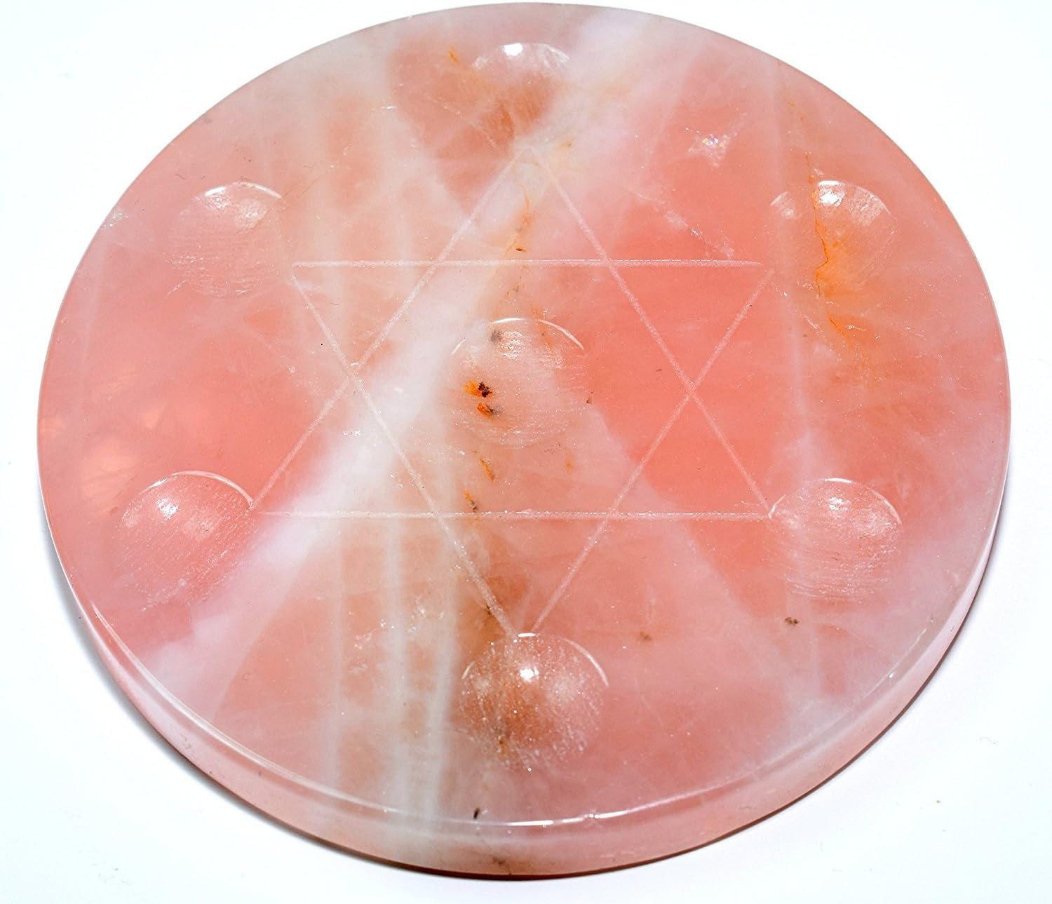 HQRP 4 Inch Rose Quartz Sphere Crystal Stand