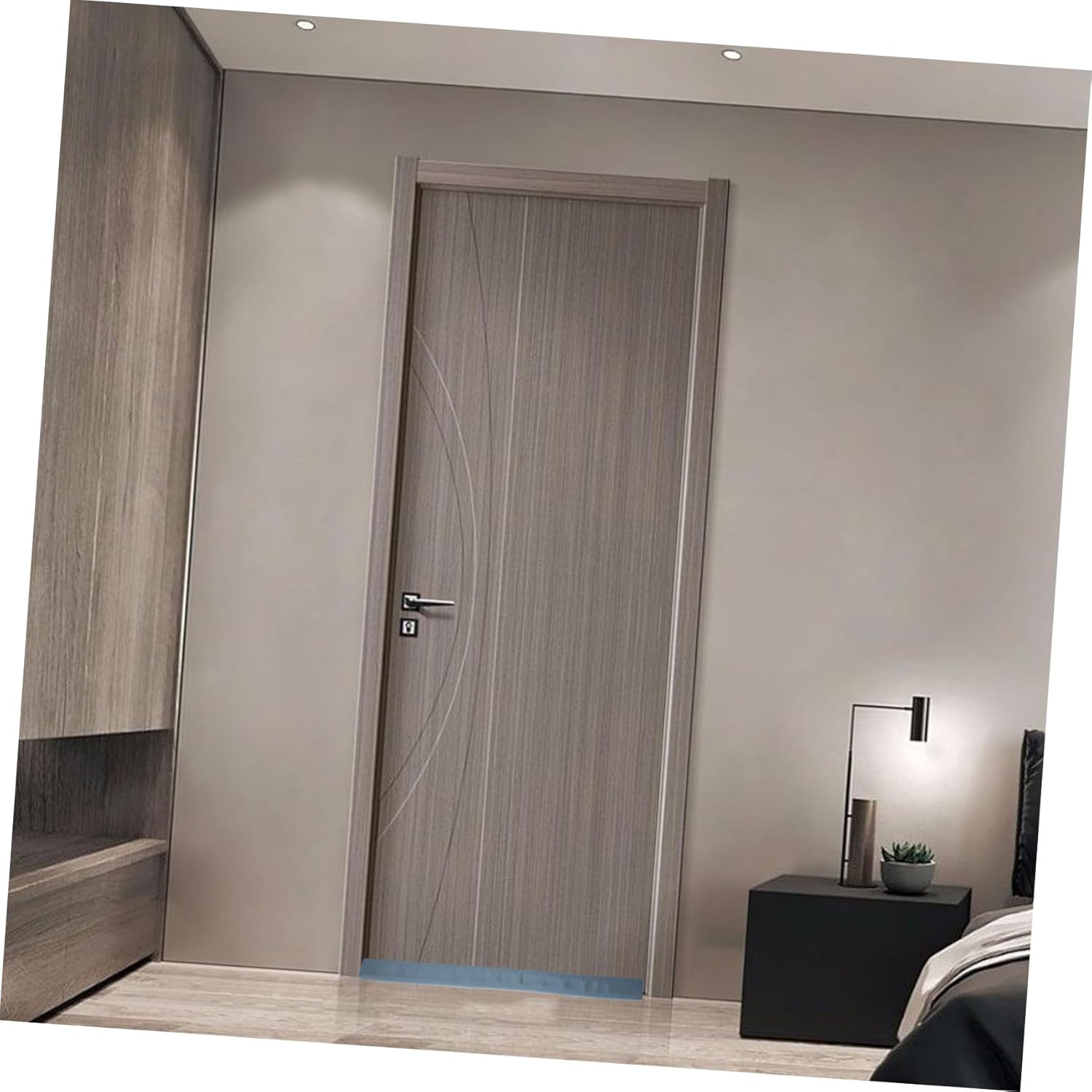 3pcs Door Bottom Sealing Strip Windproof Draft Stopper for Home Use