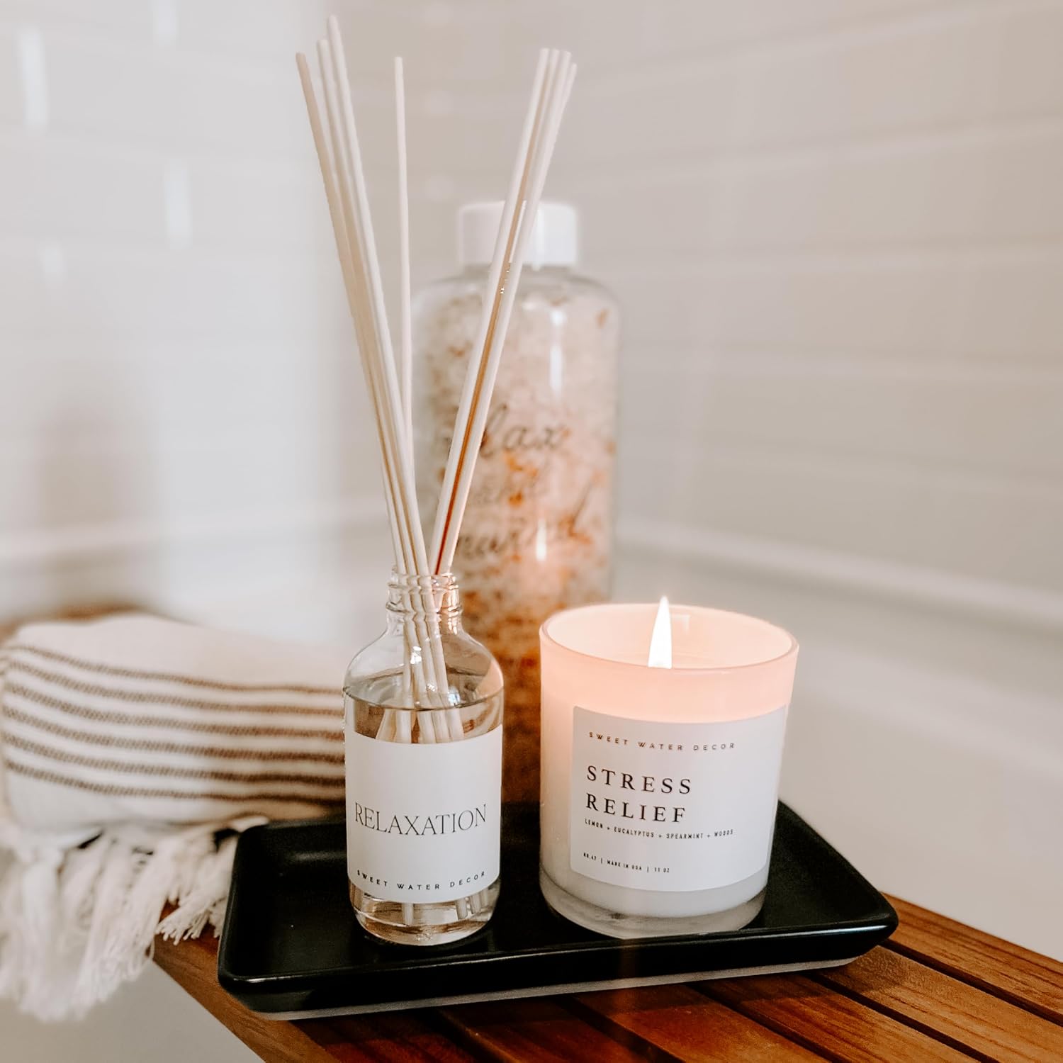Sweet Water Decor Relaxation Reed Diffuser Set 1