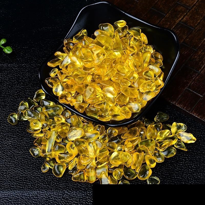 NASTYA Natural Yellow Crystal Gravel 9-12mm 1000g