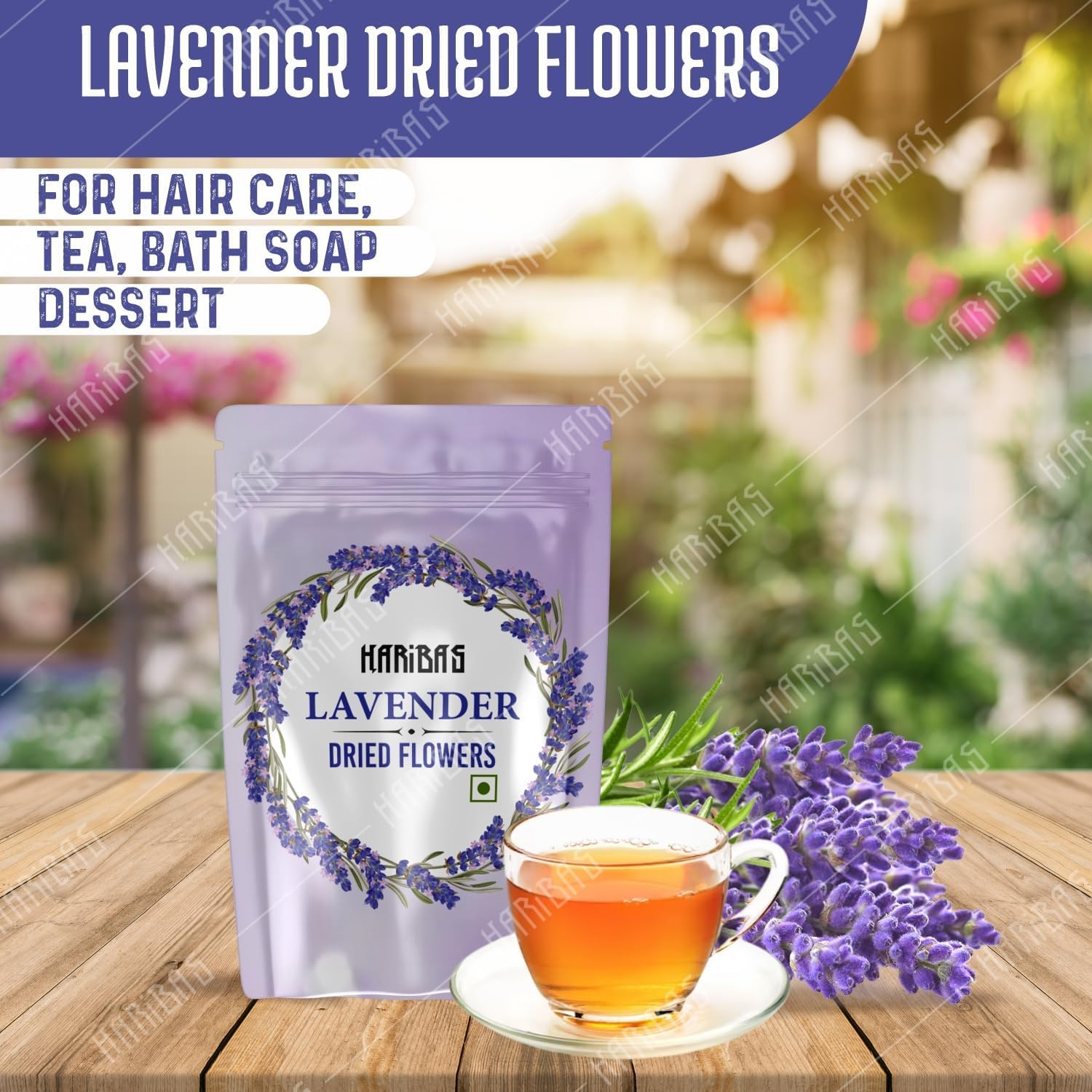 Organic Dried Lavender Flowers 20gm for Tea and Bath