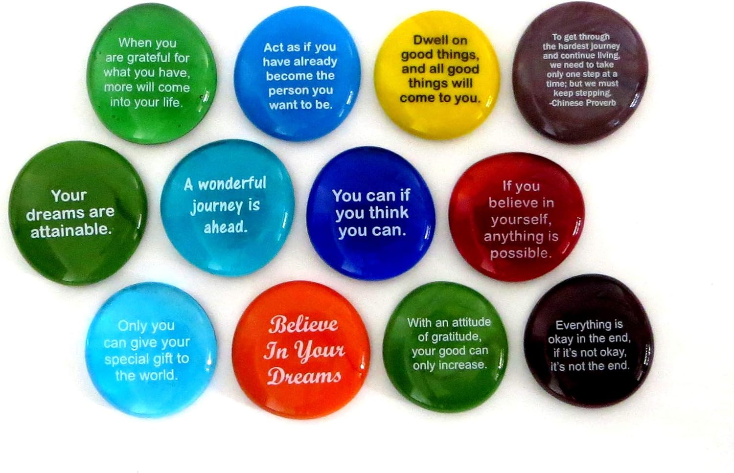 Destiny Stones 12 Glass Stones for Future Inspiration