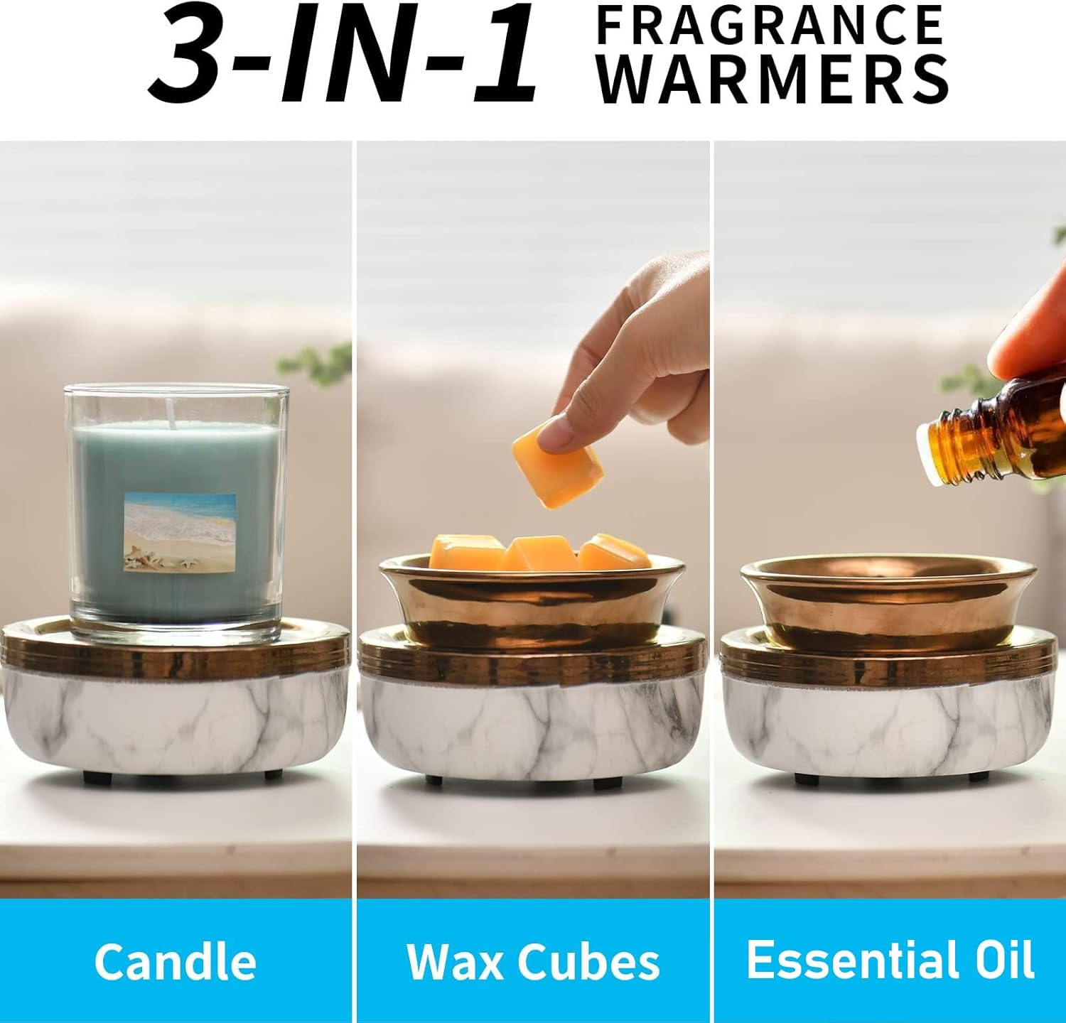 Mocosa 3-in-1 Ceramic Wax Warmer Electric