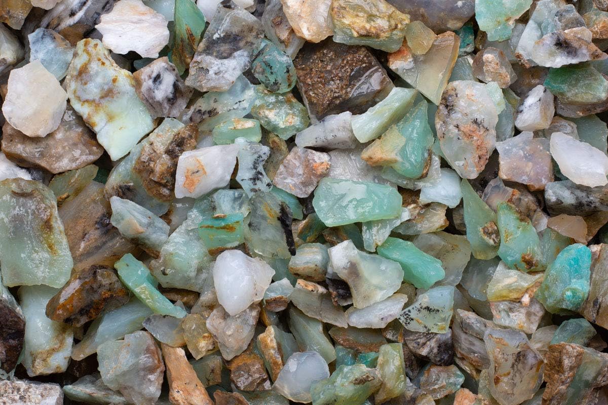 Fantasia Natural Blue Opal Rough Stones from Peru 12 lb