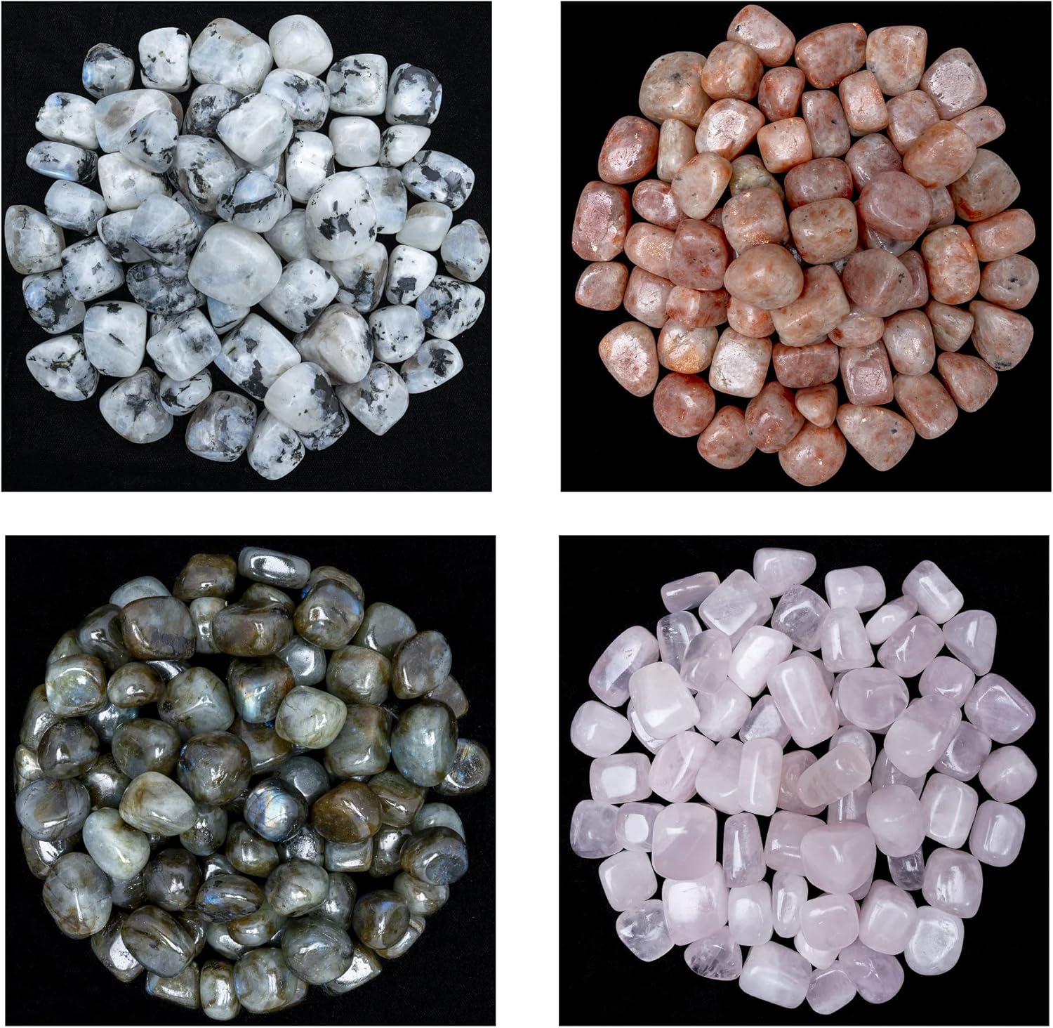 ZAICUS Tumbled Stones for Decor and Feng Shui Use