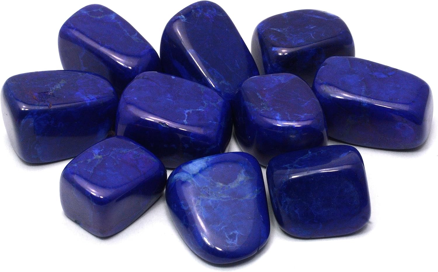 CrystalAge Lapis Howlite Tumble Stone 20-25mm Single