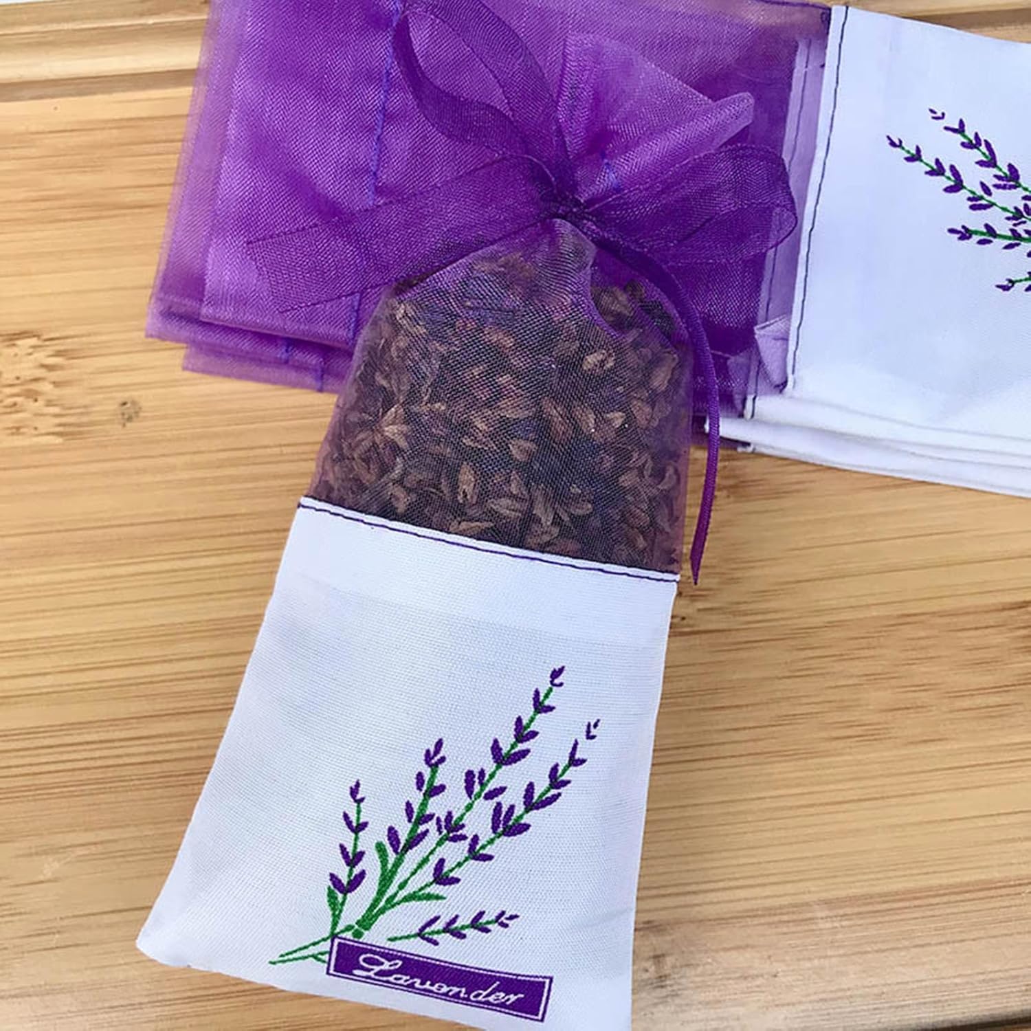 20PCS Empty Lavender Sachets for Wardrobes and Closets