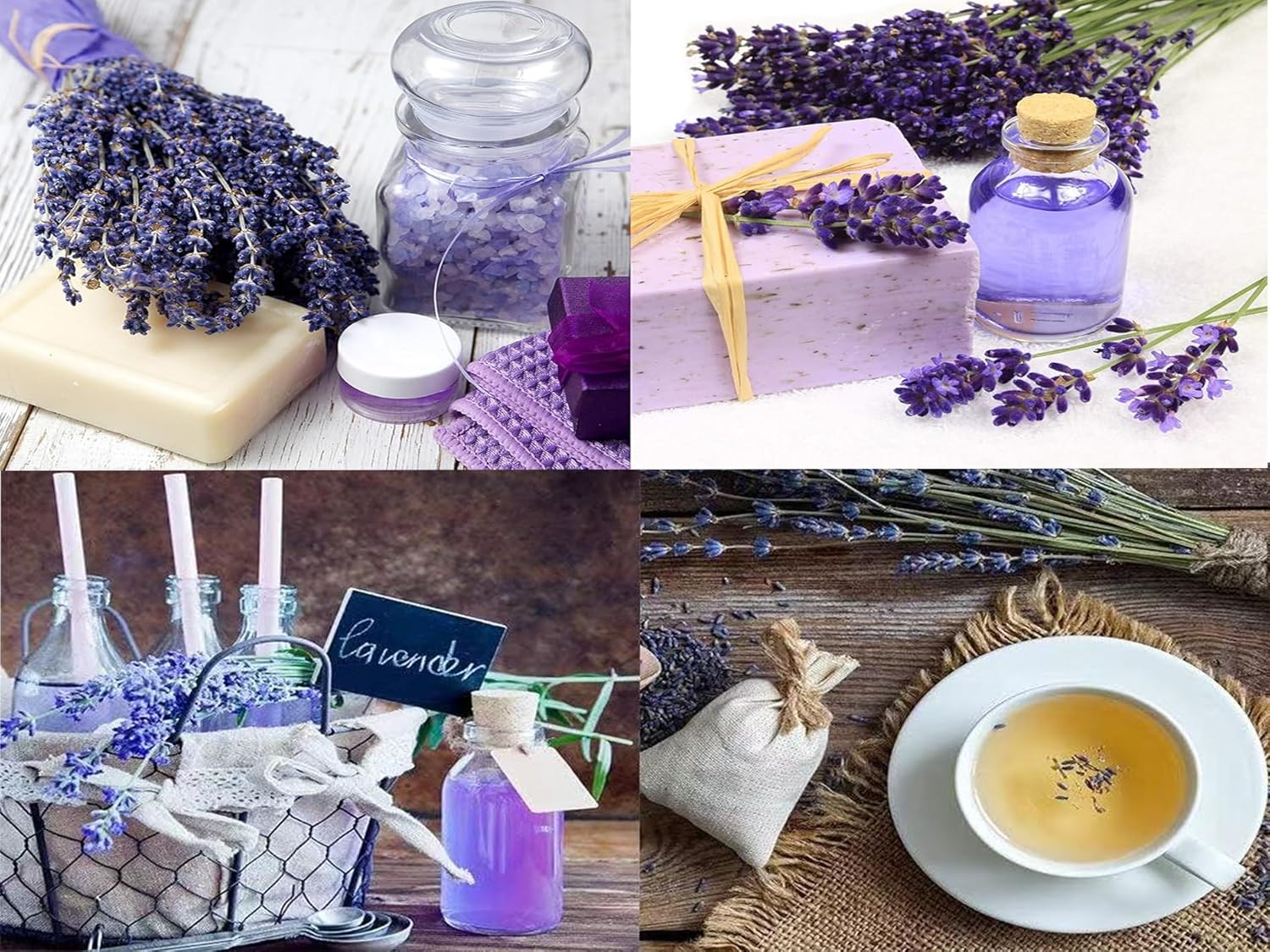 Natural Dried Lavender Buds 100g for Candles and Sachets