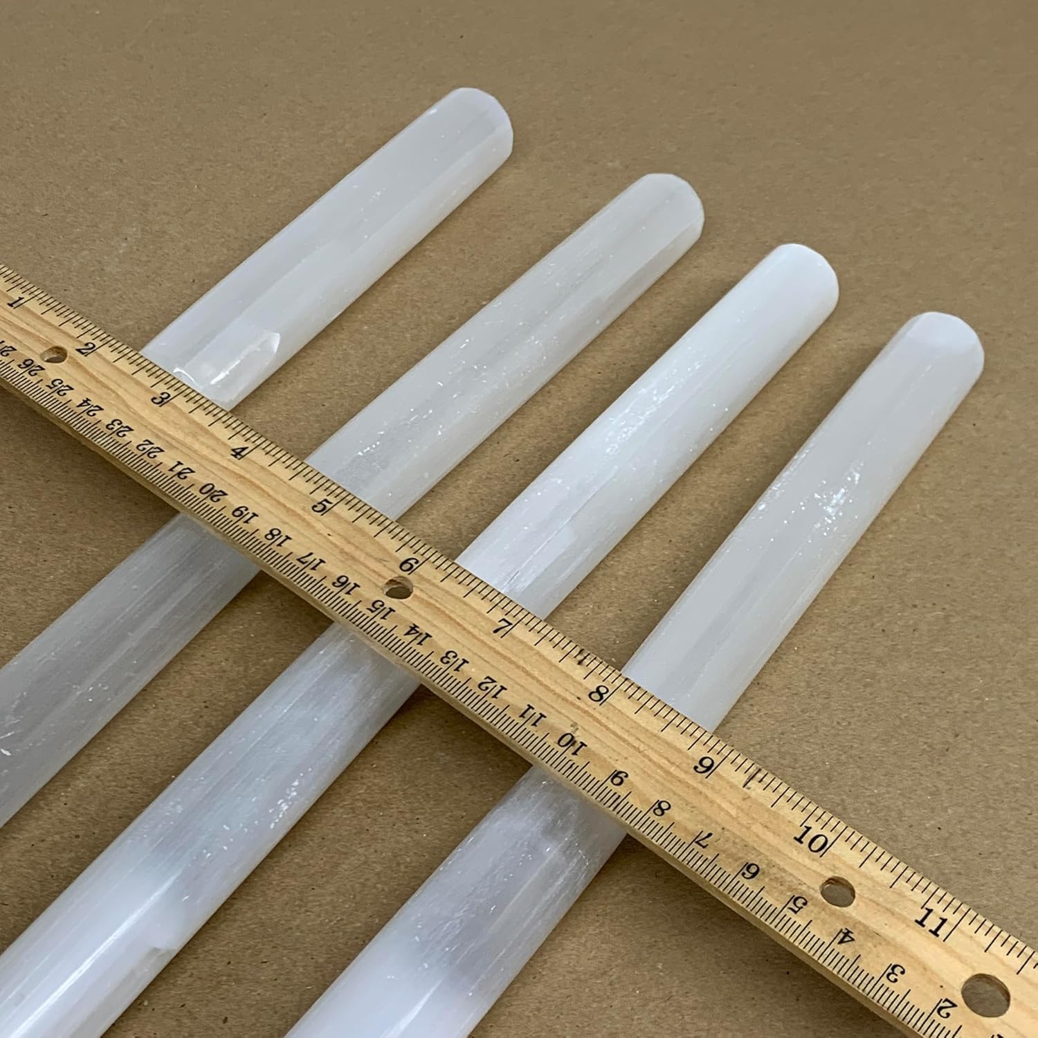 20pcs Selenite Crystal Wand Point Power White Stones