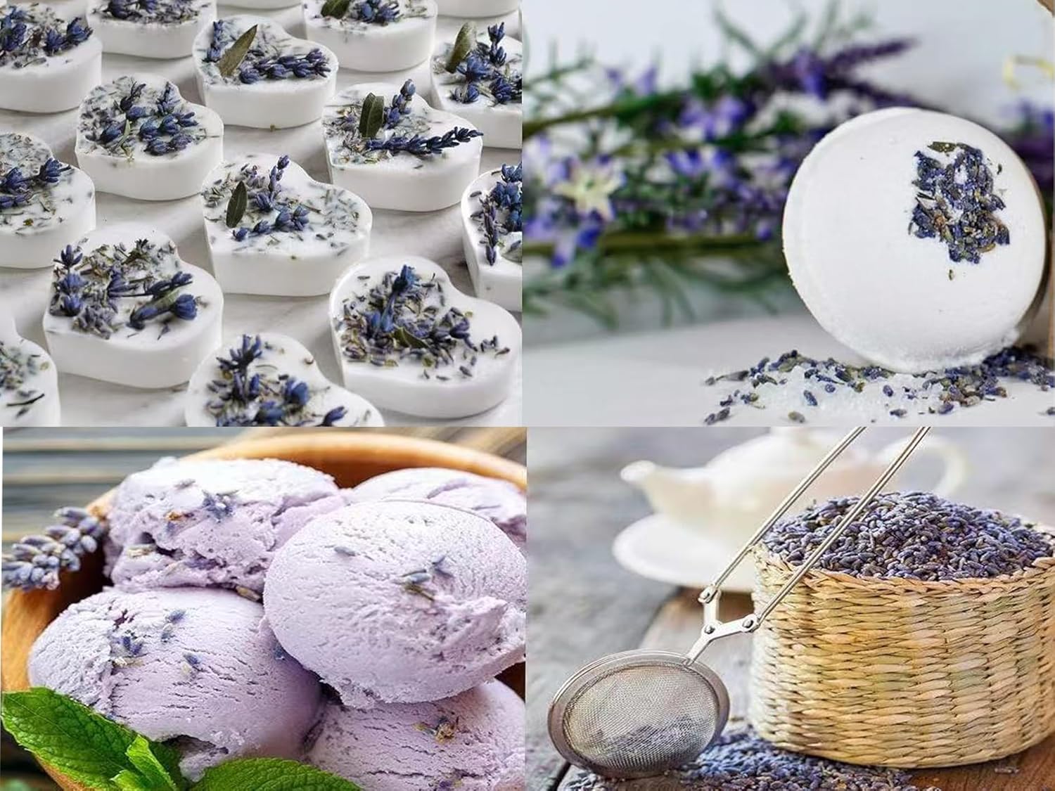 Natural Dried Lavender Buds 100g for Candles and Sachets