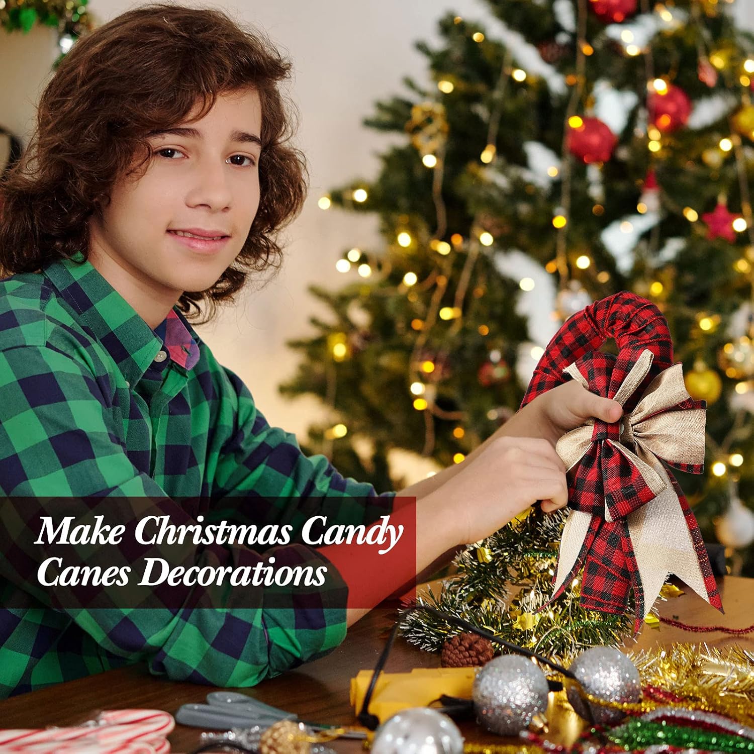 Patelai 6 Piece Candy Cane Wire Wreath Frame 16 Inches