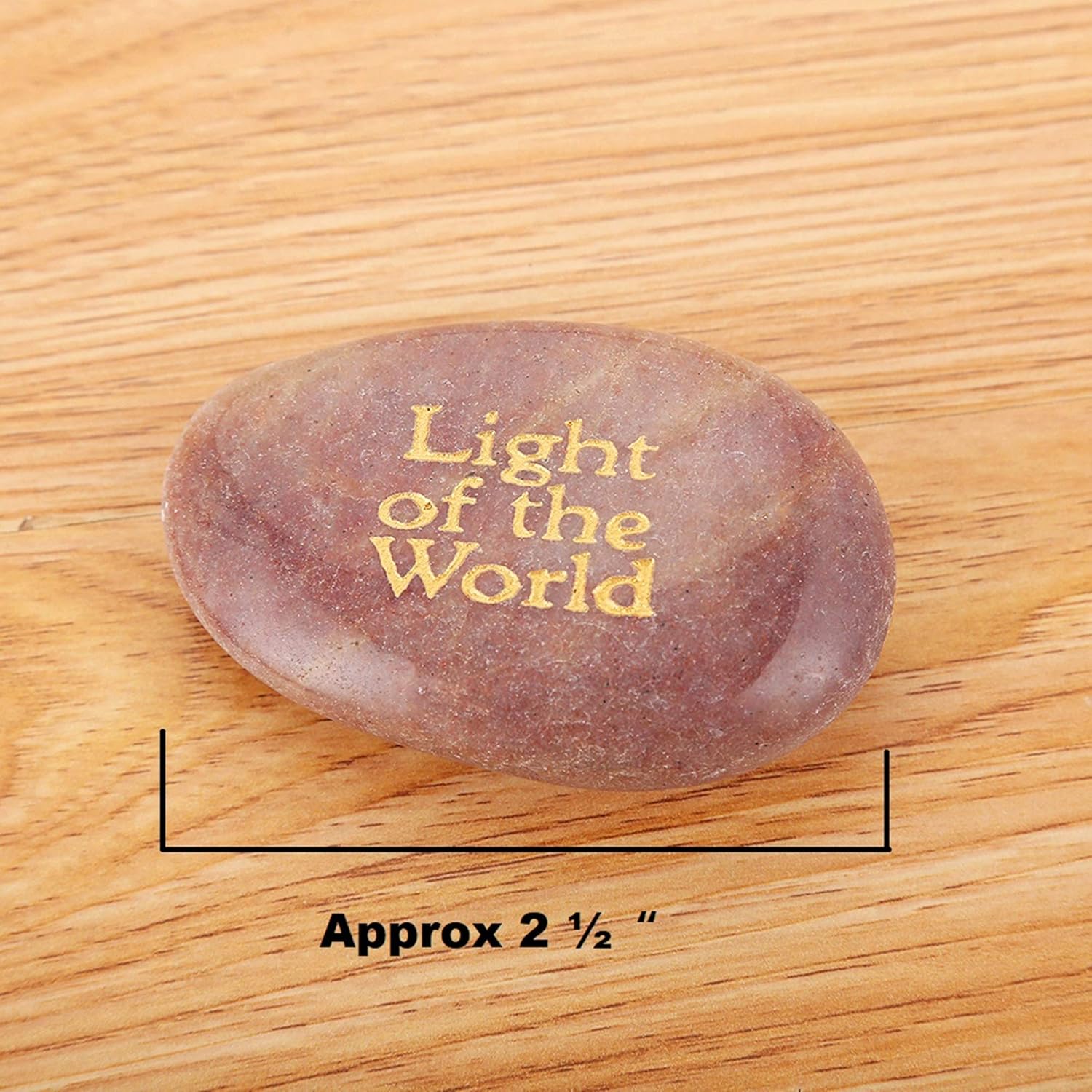 16PCS Engraved Names of Jesus Christ on Natural Stones