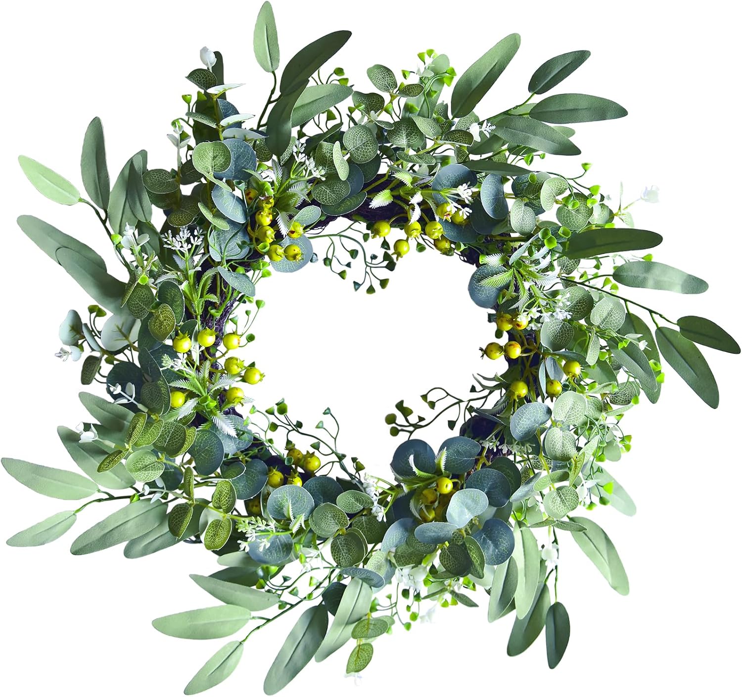 Eucalyptus Wreath for Front Door 20 in All Seasons