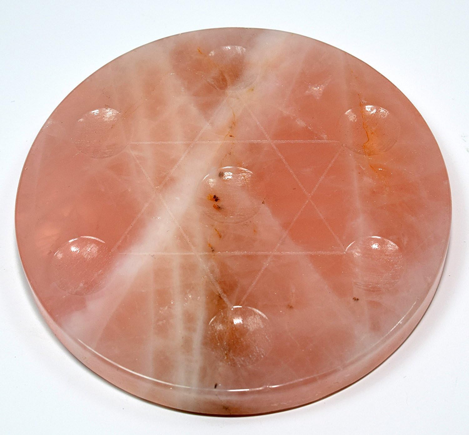 HQRP 4 Inch Rose Quartz Sphere Crystal Stand