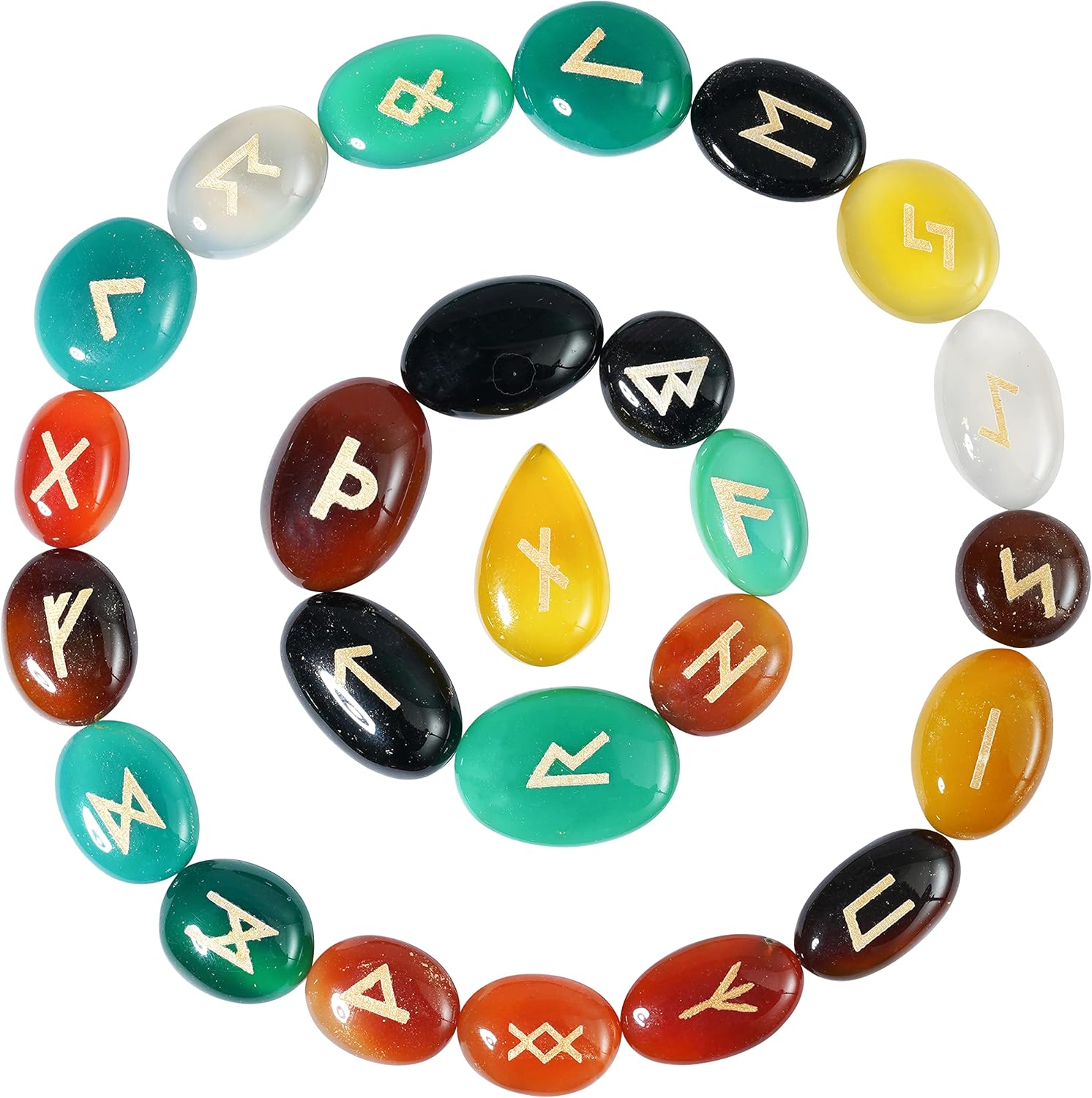 Crocon Seven Chakra Gemstone Tree Feng Shui Figurine 1
