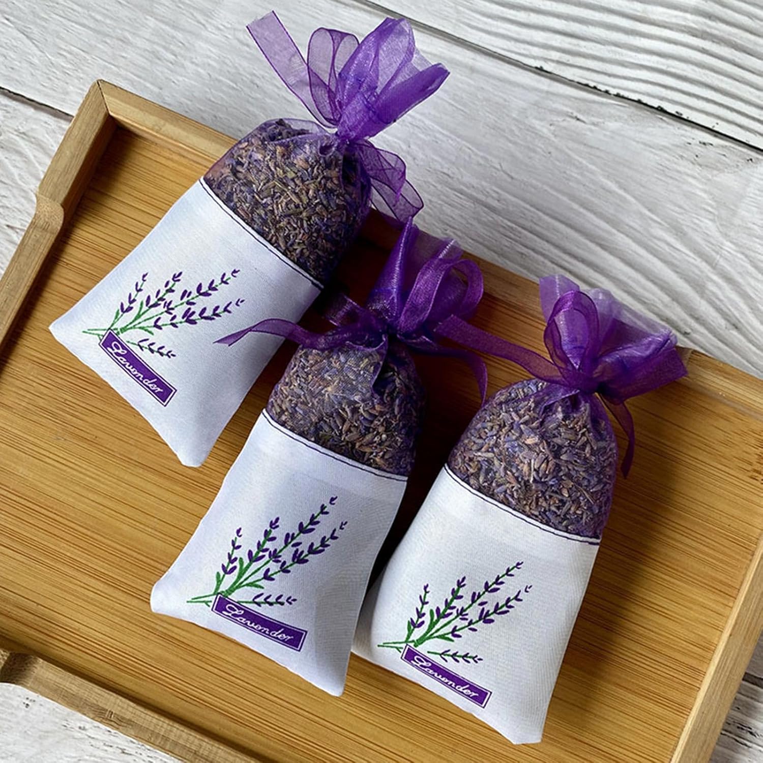 20PCS Empty Lavender Sachets for Wardrobes and Closets
