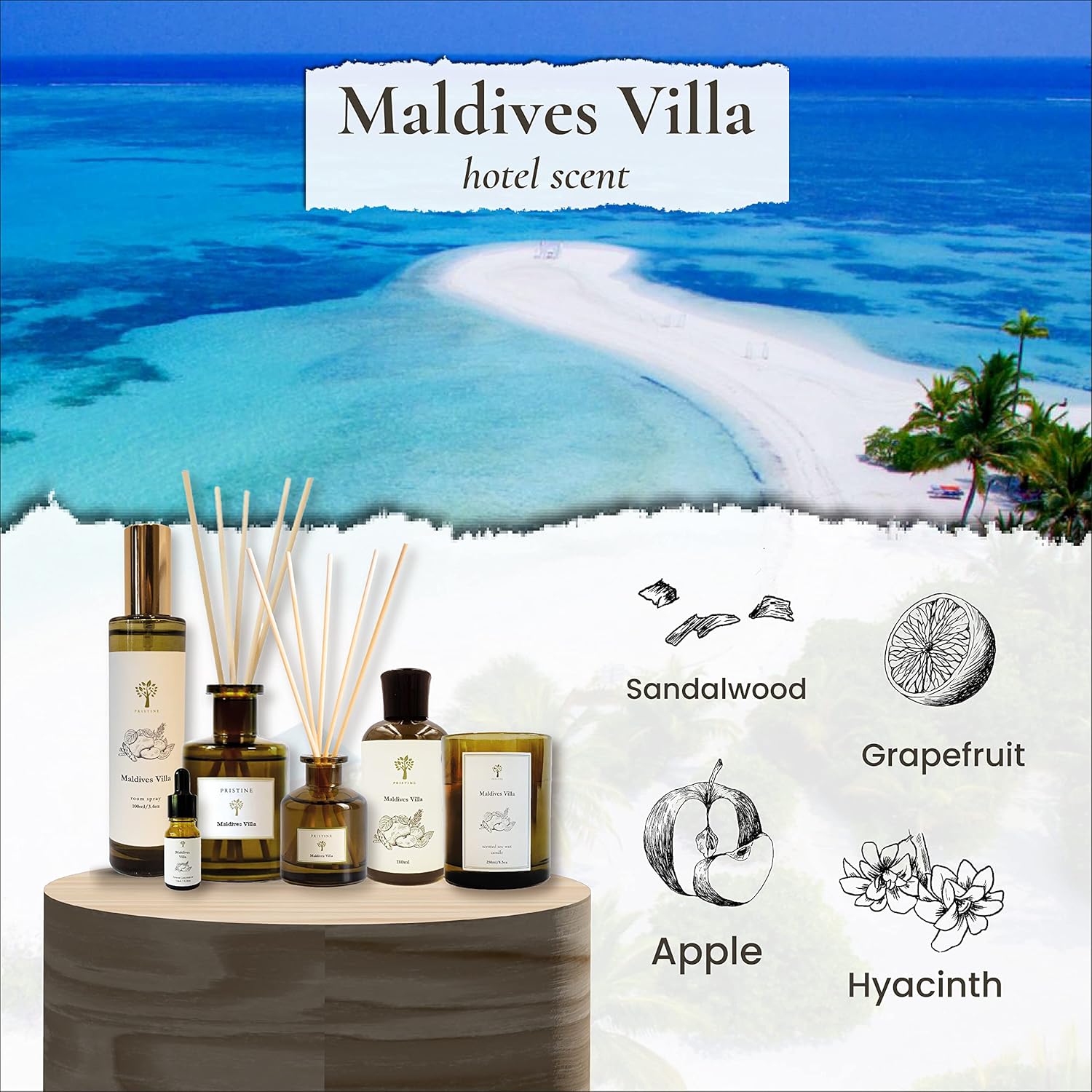 Pristine Hotel Style Reed Diffuser Refill Oil