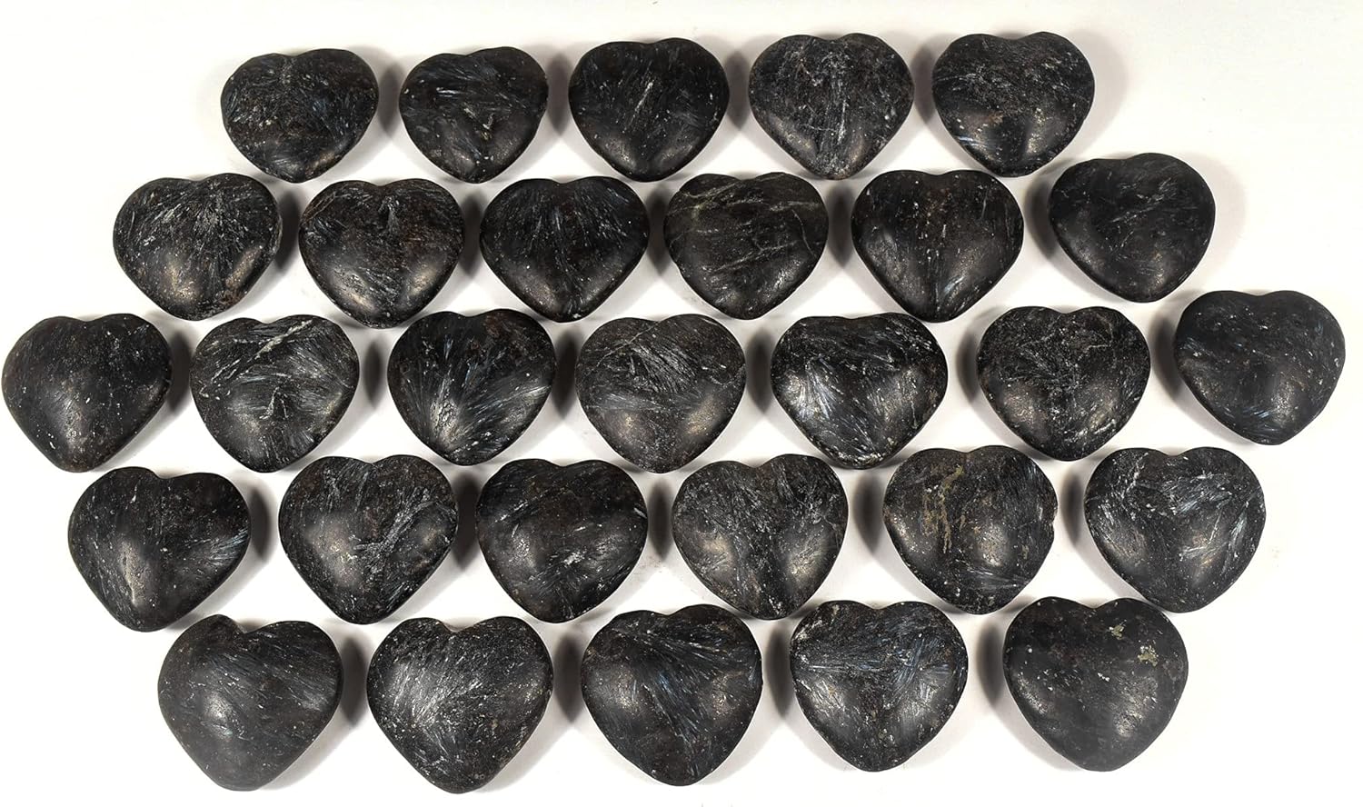 Astrophyllite Heart Crystal Decor Stone
