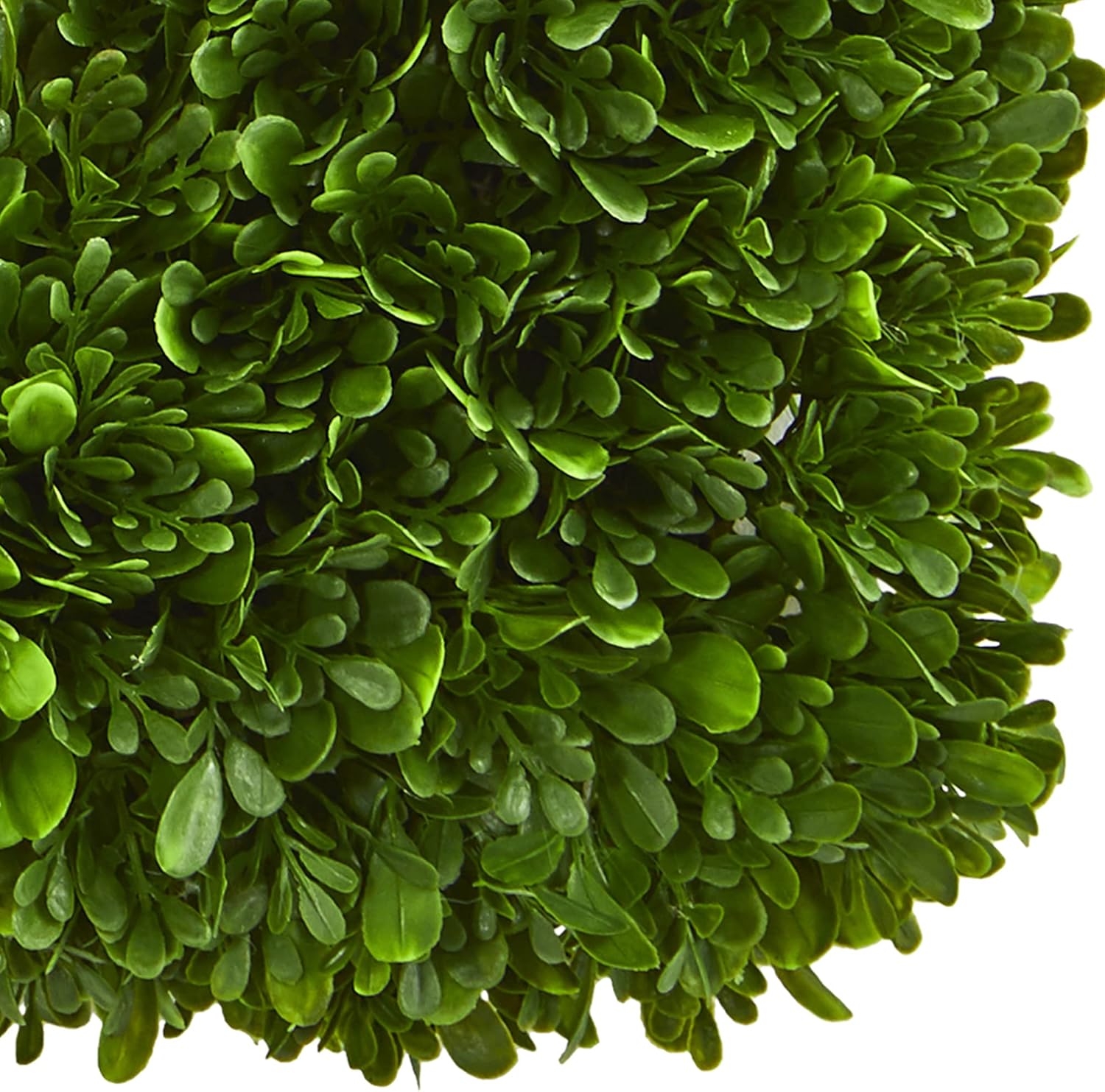 Nearly Natural 17 Inch Tea Leaf Square Wreath Artificial Plant Green