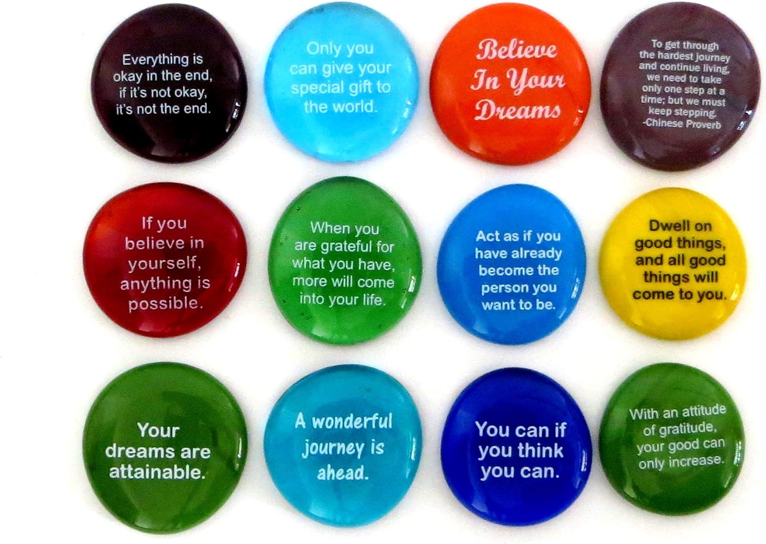 Destiny Stones 12 Glass Stones for Future Inspiration