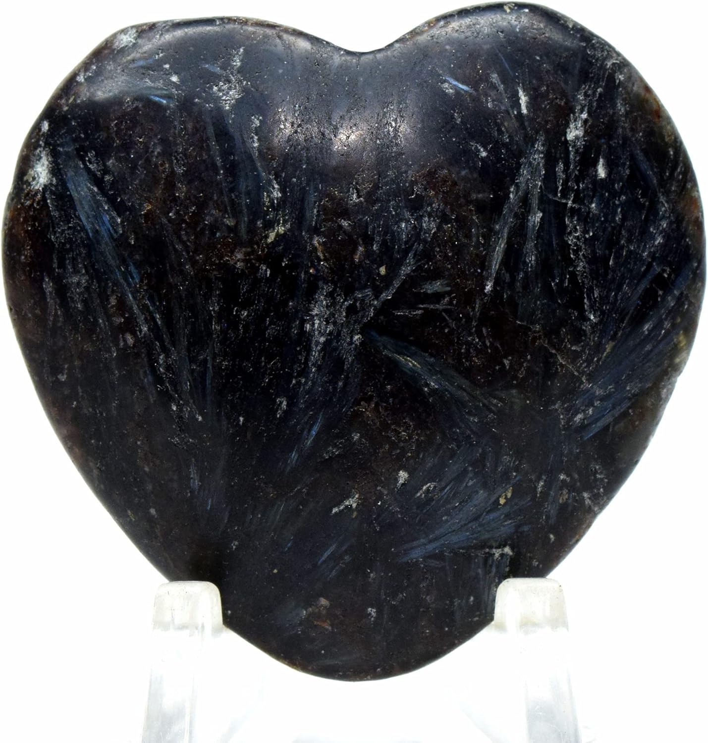 Astrophyllite Heart Crystal Decor Stone