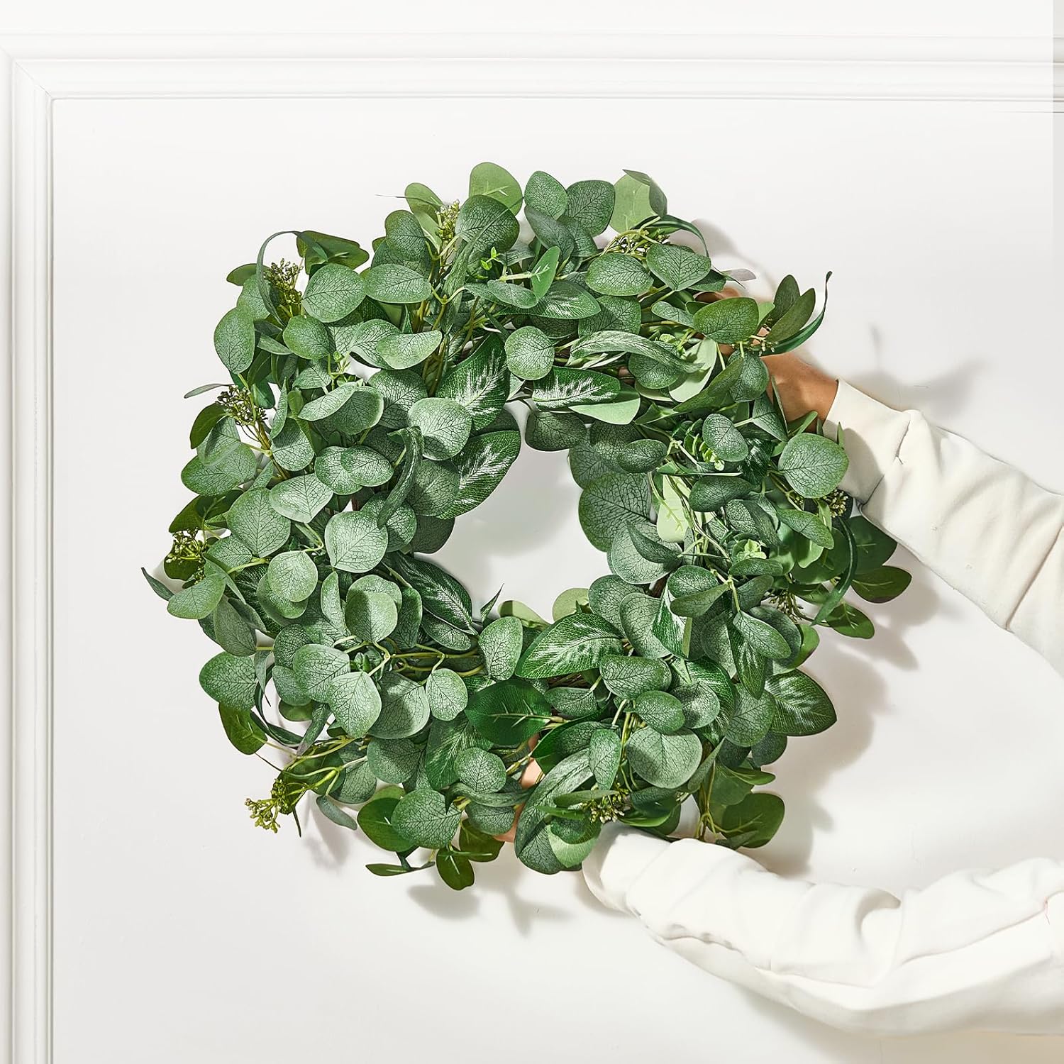 VEVOR 26 Inch Eucalyptus Wreath for Front Door