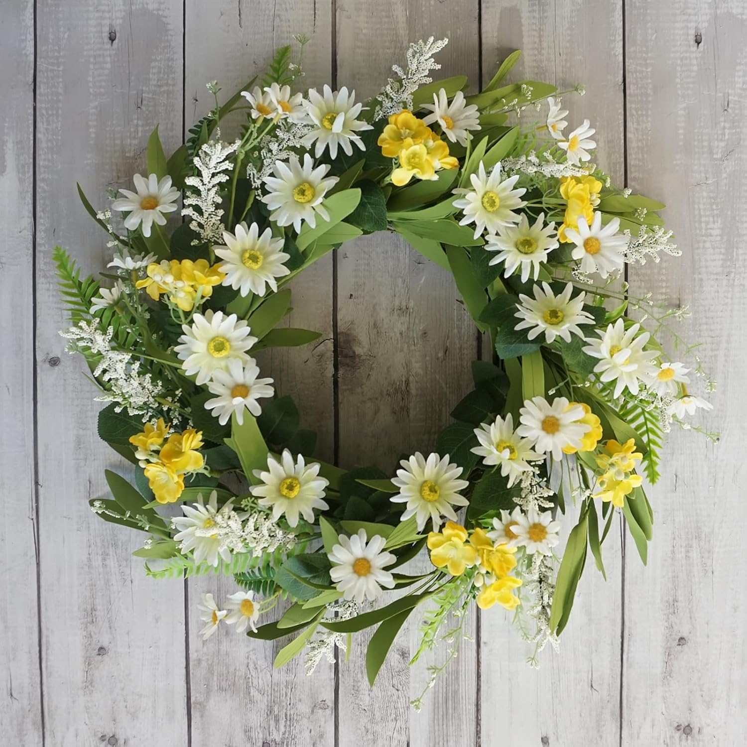 Spring Wreath for Front Door 20 Inch Decor