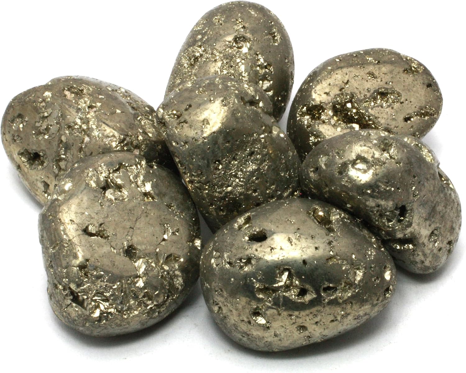 CrystalAge Iron Pyrite Tumble Stone 25-30mm
