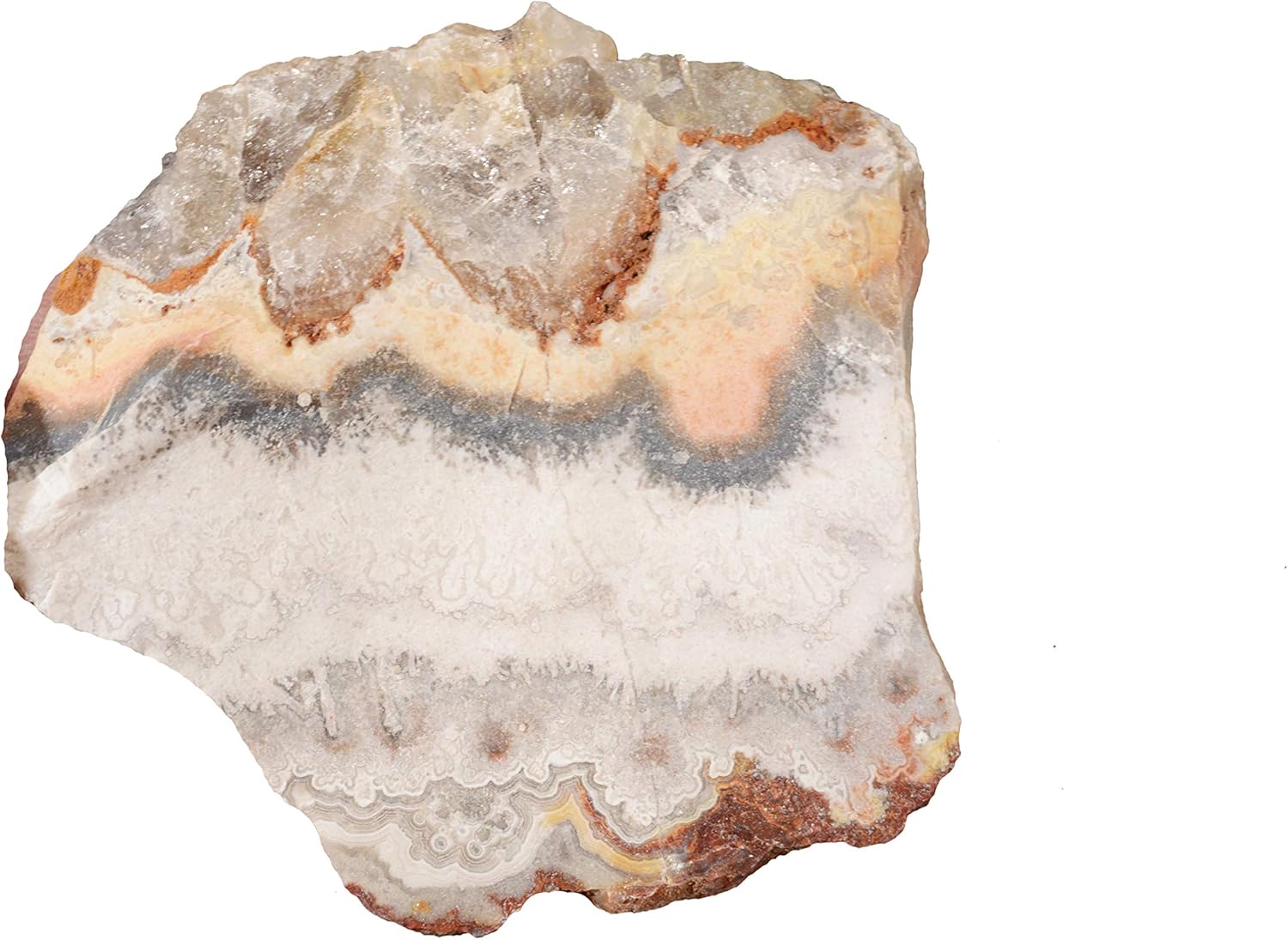 Crazy Lace Agate 3 Inch Natural Mineral Specimen