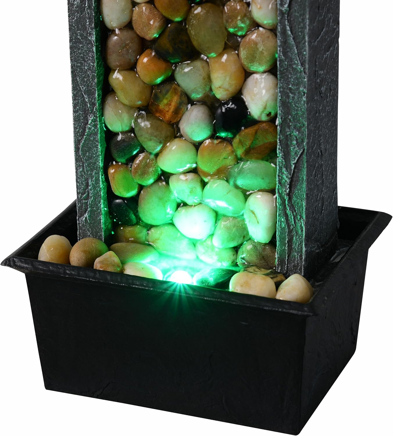 Kalona 106 Inch Indoor Waterfall Fountain with LED Lights