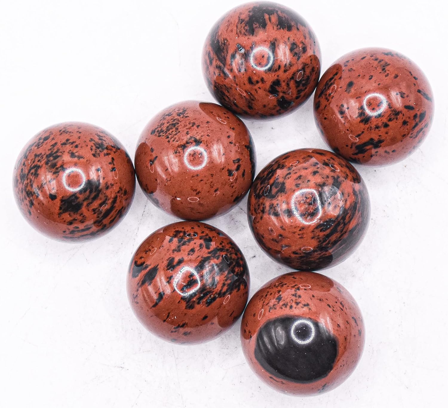 HQRP Obsidian Sphere Gemstone Decor Ball 25mm