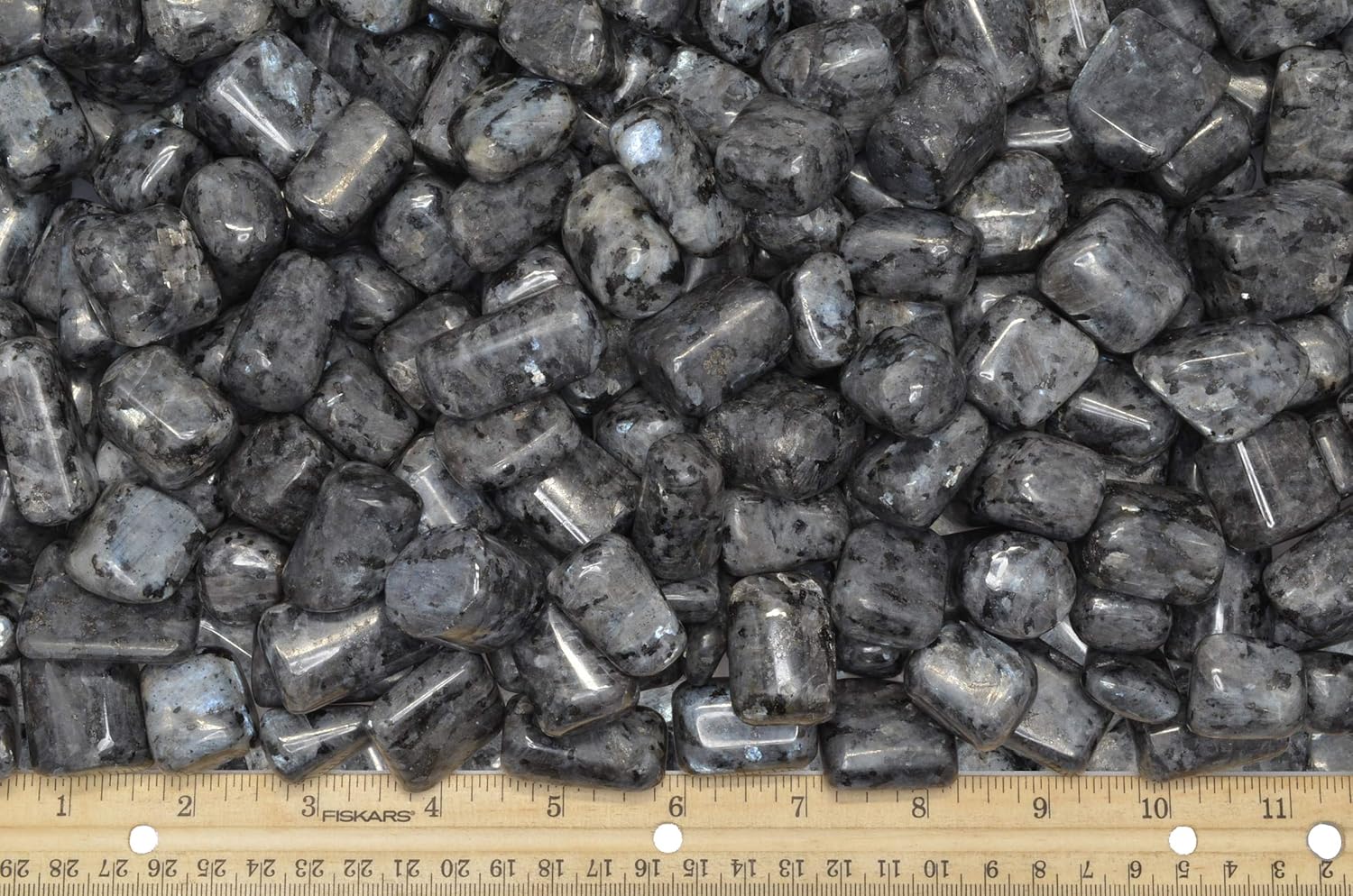 Fantasia Hand Polished Larvikite Stones 1 lb