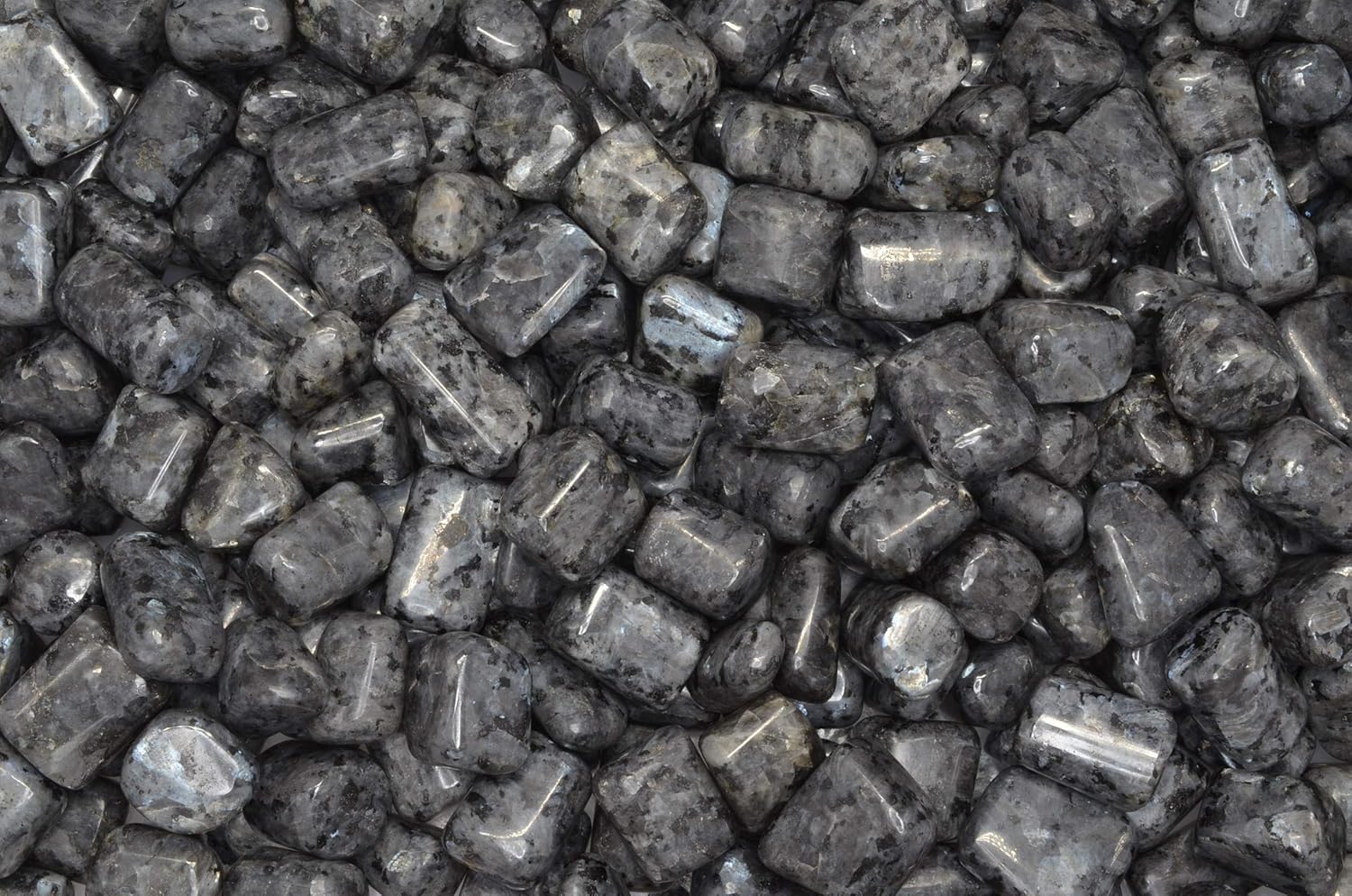 Fantasia Hand Polished Larvikite Stones 1 lb