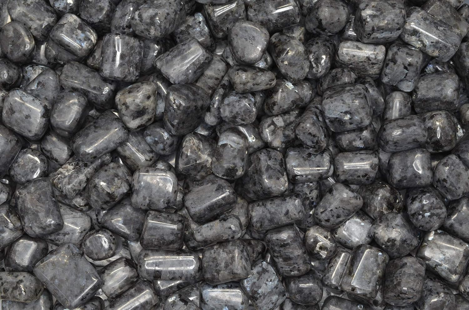 Fantasia Hand Polished Larvikite Stones 1 lb