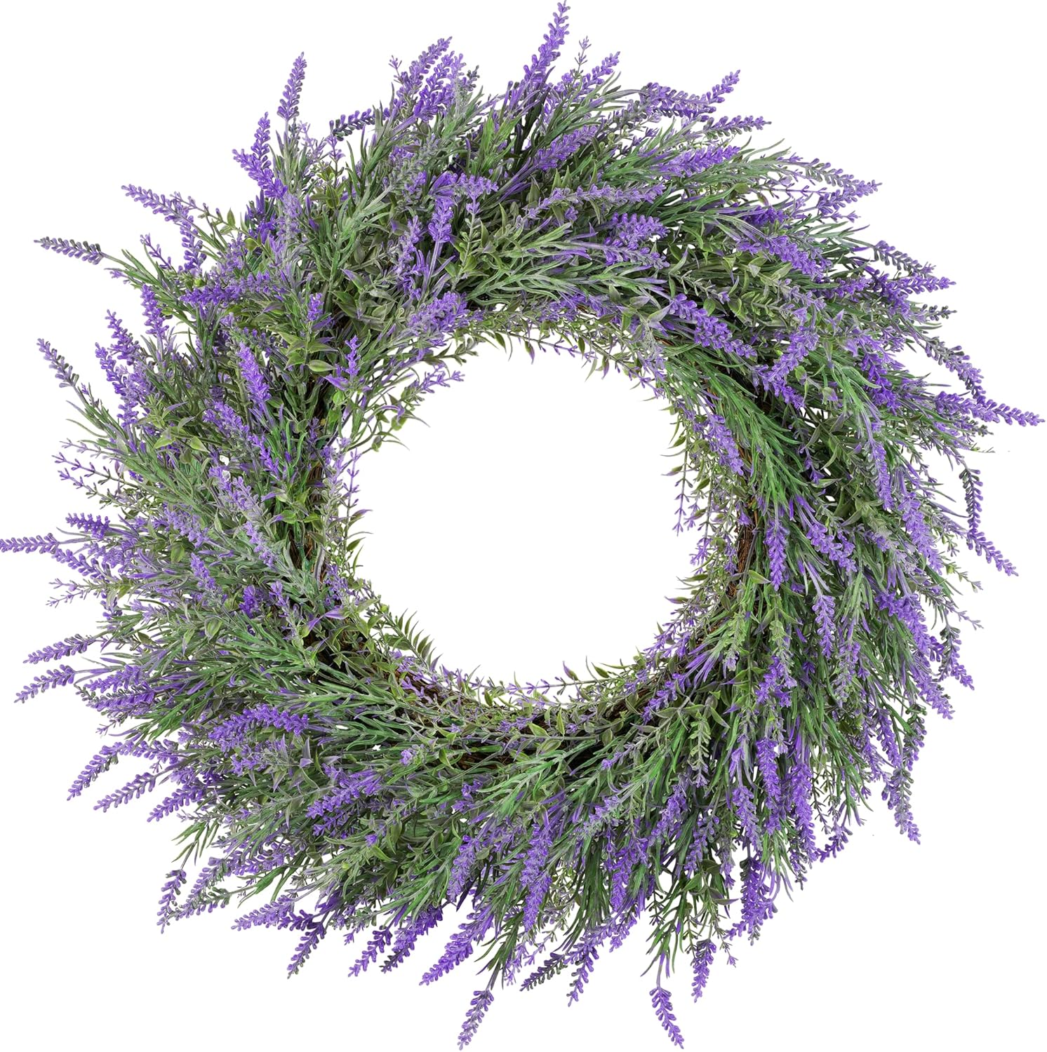 DDHS 24 Inch Summer Wreath for Front Door