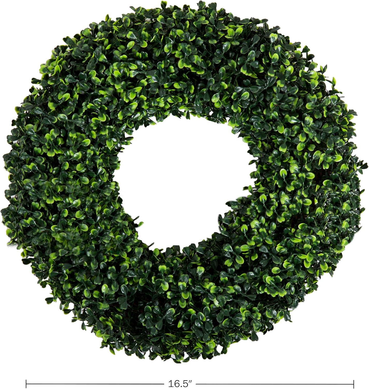 165-Inch UV Resistant Boxwood Wreath for Front Door