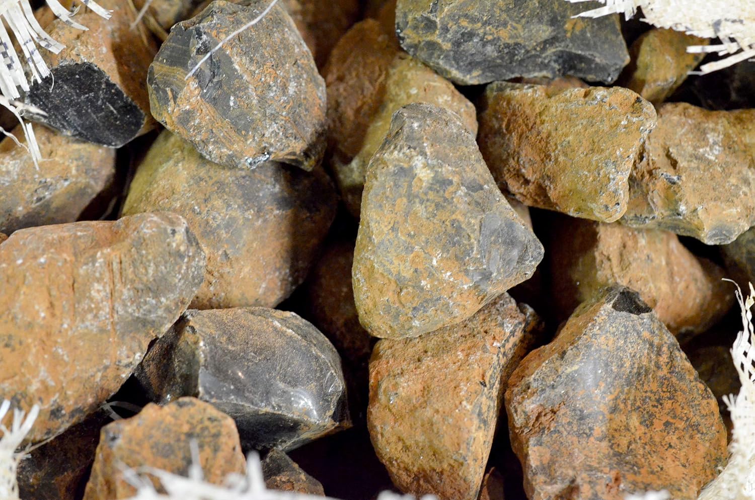 Fantasia 25 lb Black Obsidian Rough Stones Bag