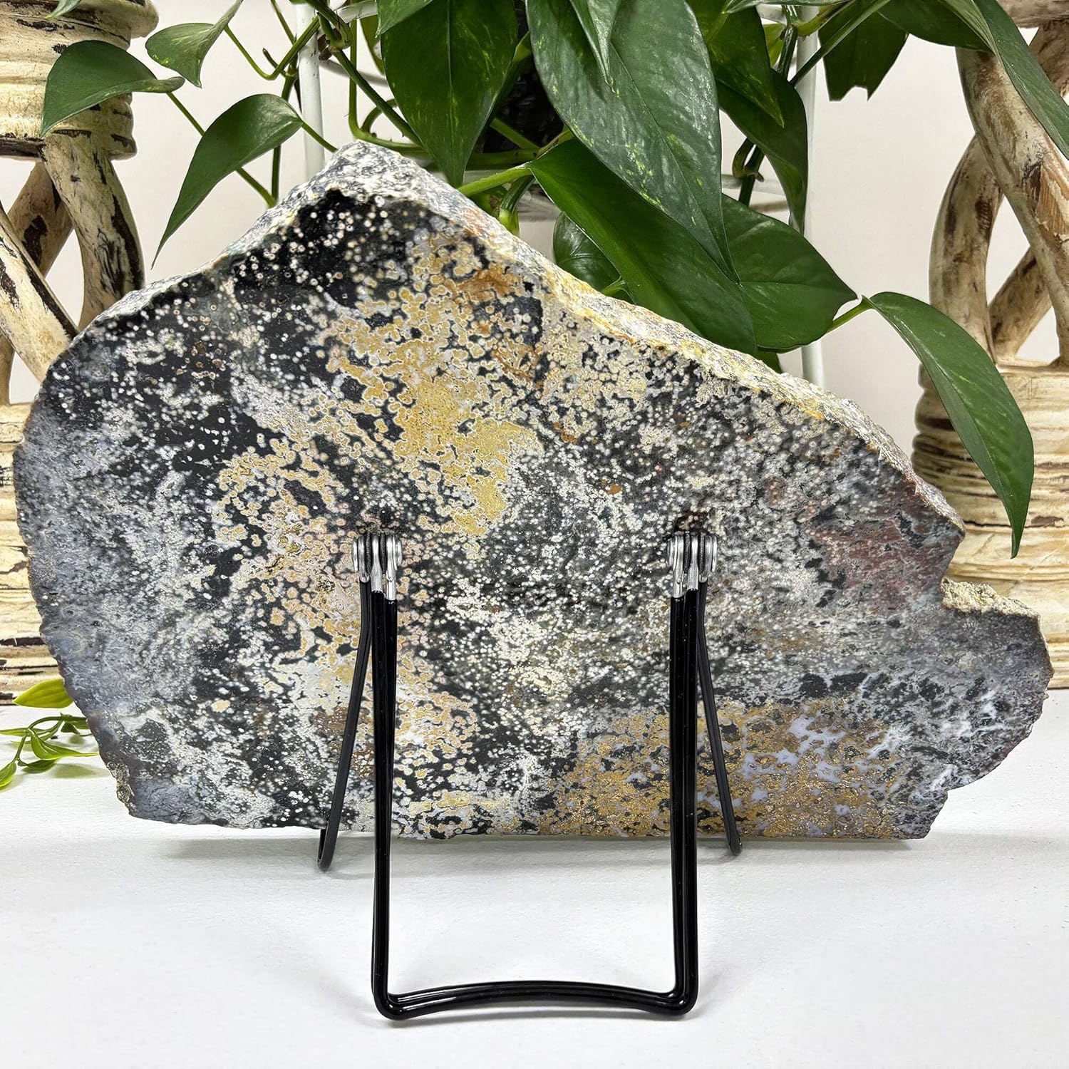 Natural Sea Jasper Crystal Gemstone Slab - RSL055 1