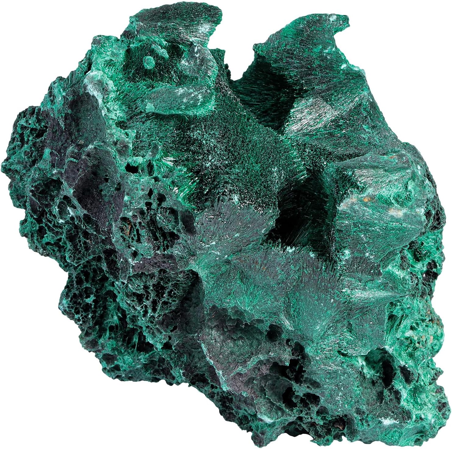 Rockcloud Natural Malachite Healing Stone Decoration