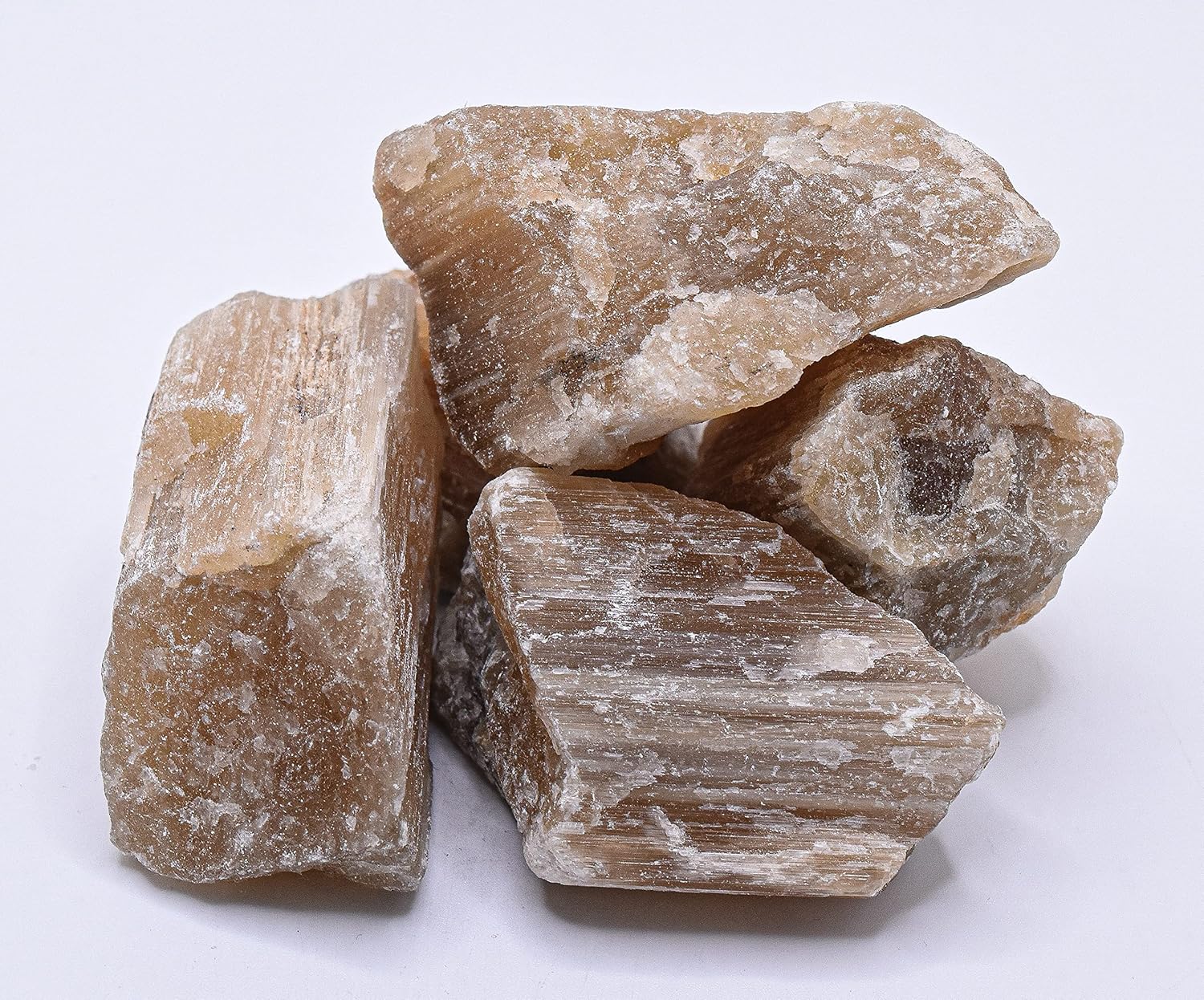 HQRP Orange Cats Eye Stilbite Rough Specimen Crystal Mineral for Carving